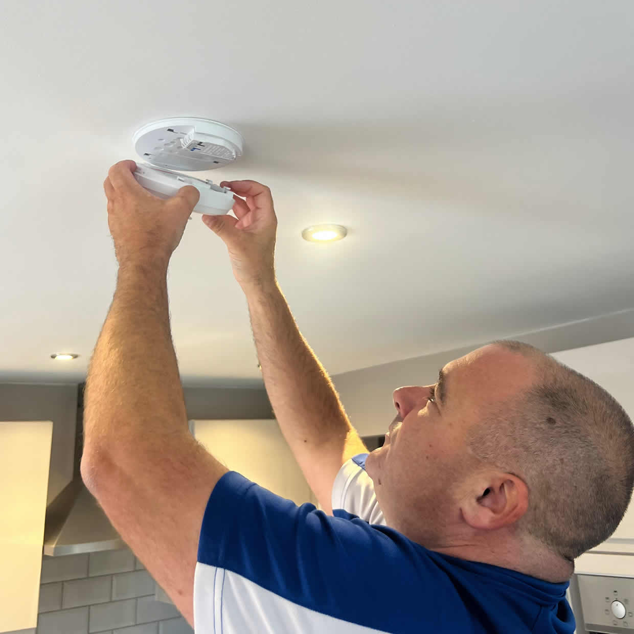 Professional smoke and heat alarm installation in Clevedon